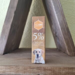 Huile de CBD pour chien 5%