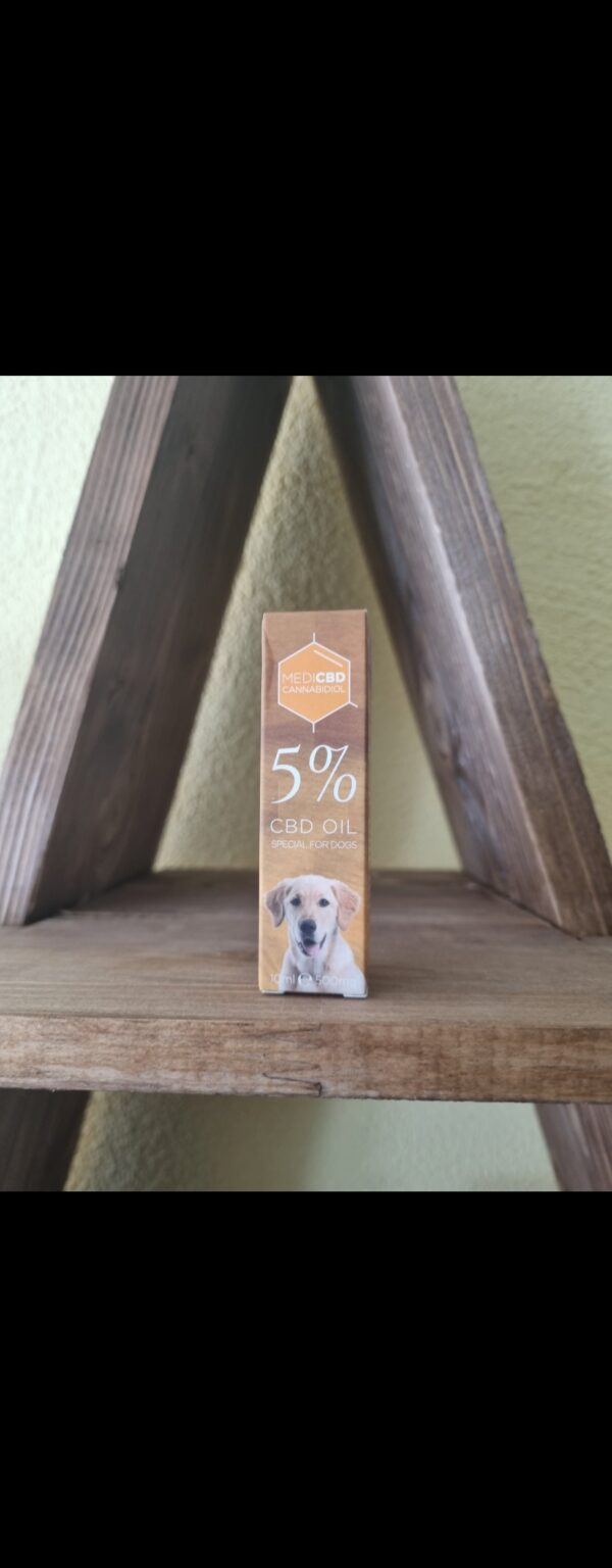 Huile de CBD pour chien 5%